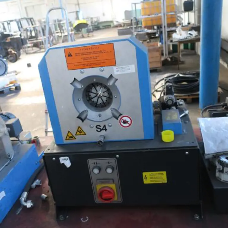 Press for the production of hydraulic pipes UNIFLEX S4 ECOLINE